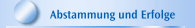 Abstammung und Erfolge